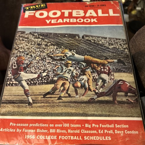 Football yearbook 1956 vintage - 1956,