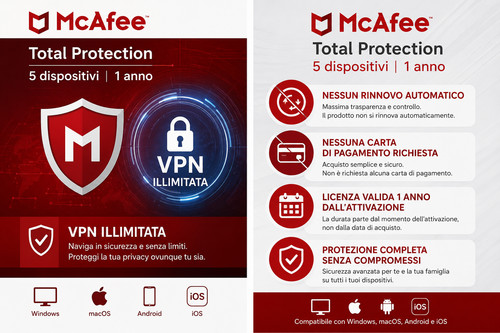 Mcafee total protection 5 - protection, |