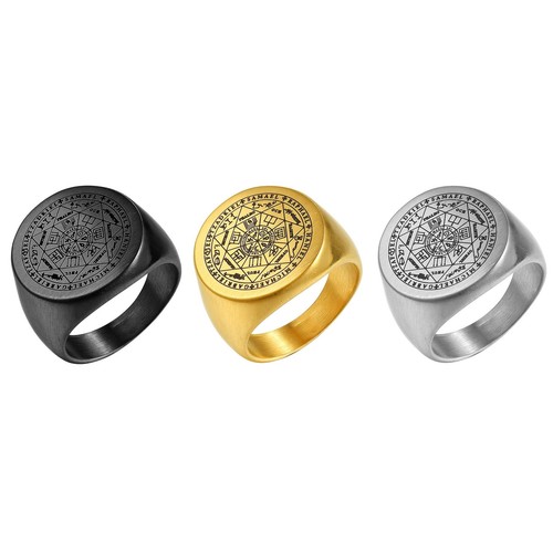 Anello uomo acciaio inox - uomo,