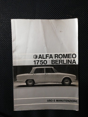 Alfa romeo 1750 berlina - uso, e