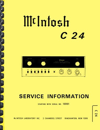 Mcintosh c24 - c-24,