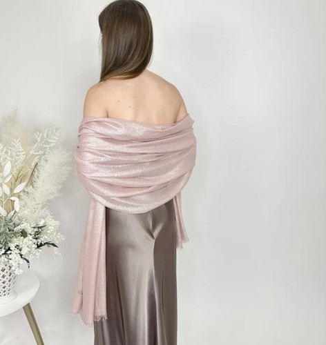 Stola rosa seta - e, cotone