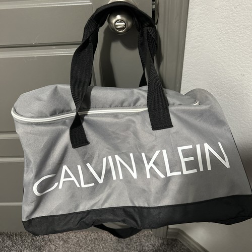 Borsone calvin klein - grigio, in