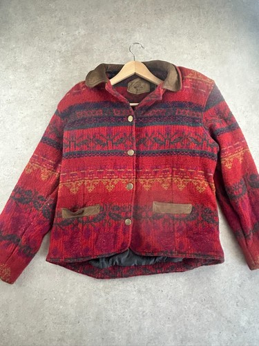 Caban woolrich rouge made - caban,