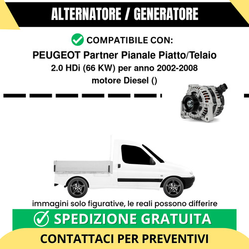 Alternatore peugeot partner - alternatore,