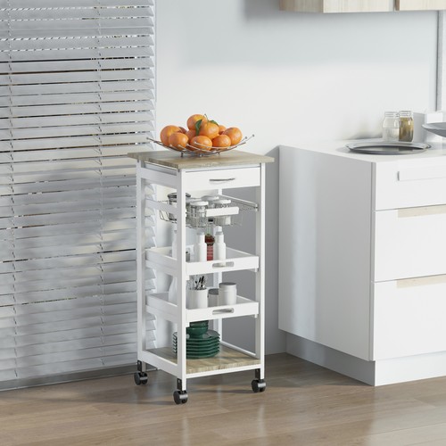 Homcom carrello cucina - carrello, da