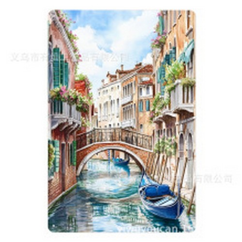 Targa venezia canale dipinto - canale,