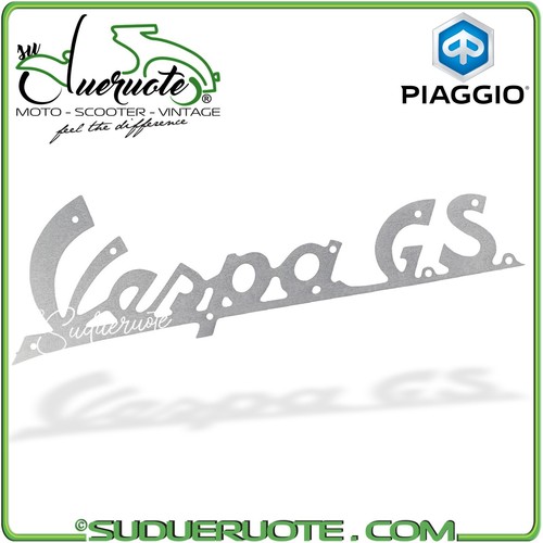 Targhetta anteriore scritta - targhetta,