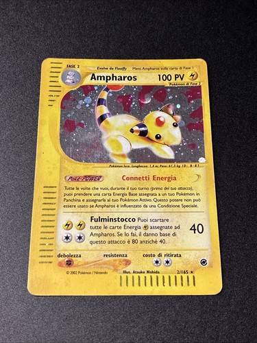 Pokemon card ampharos holo - card,