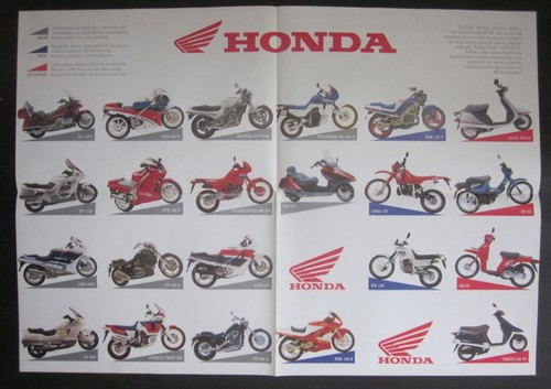 Honda gamma poster - honda, 89/90