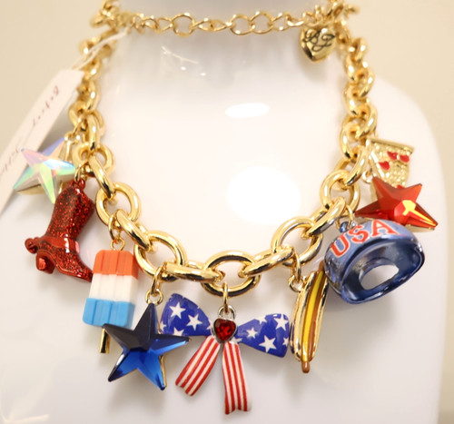 Collana betsey johnson - collana, fiocco