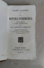 DANTE ALIGHIERI LA DIVINA COMMEDIA POSTILLE FORNACIARI HOEPLI 1911
