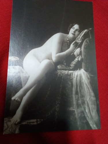 Cartolina tematica nudo di - -,