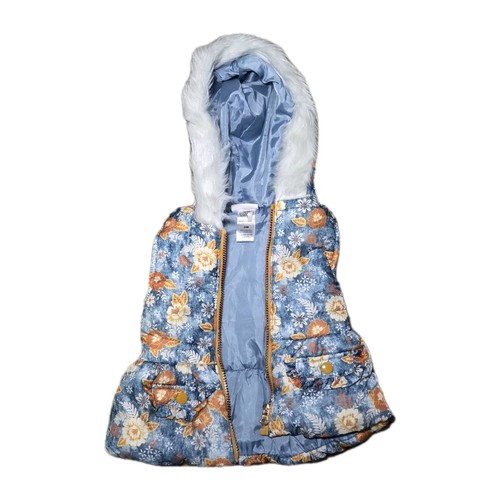 Gilet imbottito floreale