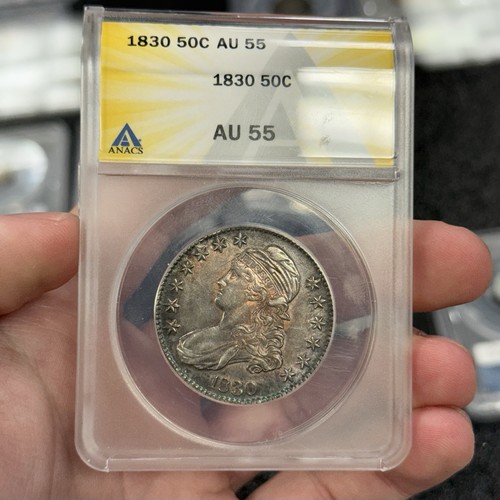 Mezzo dollaro 1830 busto con