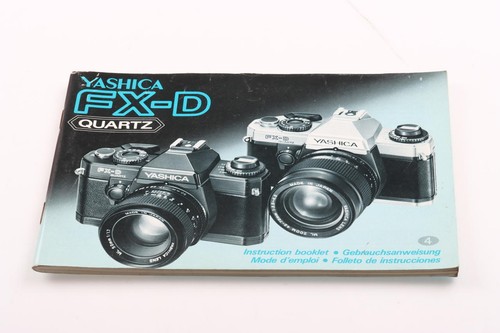 Yashica quartz istruzioni - fx-d,