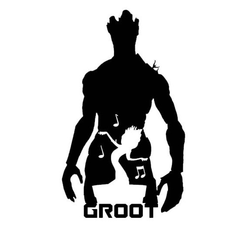 Adesivo groot guardians galaxy - guardians,