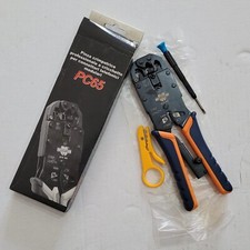 Pinza crimpatrice a cricchetto per connettori telefonici - Art. WÜRTH: 0715015