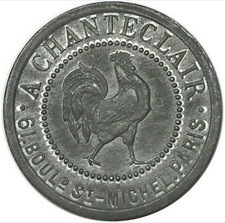 Jeton Bon pour une audition - A Chanteclair - Paris