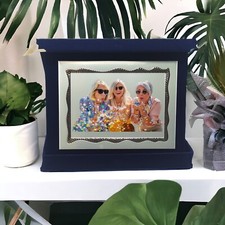 TARGA RICORDO-PREMIAZIONE PERSONALIZZATA CON STAMPA COLORI IN ASTUCCIO VELLUTO