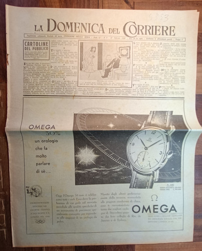 Pubblicita orologi omega - orologi,
