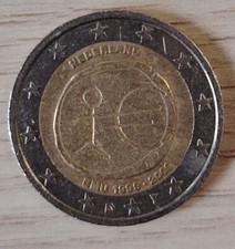 Moneta due euro - due,