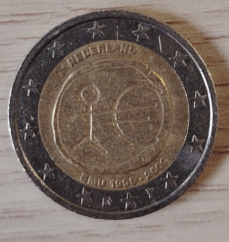 Moneta due euro nederland - due, 2