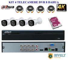 Kit Xvr 8 canali 5 MP Dahua 4