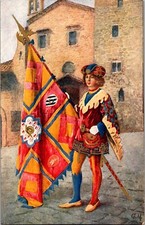Postcard Paggi delle Storiche