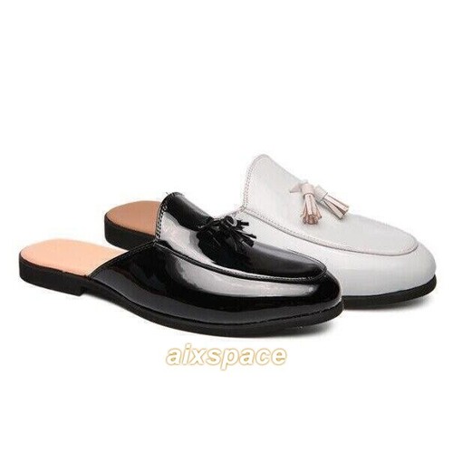 Pantofole uomo ecopelle punta