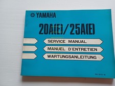 Yamaha Motori Fuoribordo 20A-25A 1976 manuale officina originale