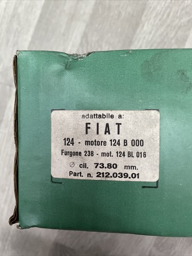 Serie pistoni fiat - 124, ø