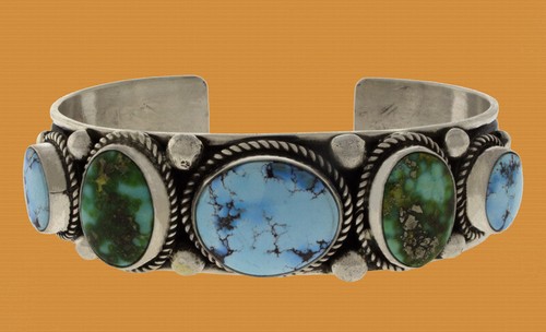 Bracciale fila turchese oro - bracciale,