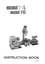 Emcomat 7 - 7L Maximat v10 Manuale uso e manutenzione PDF