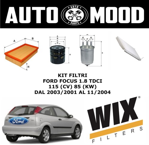 Kit filtri tagliando - filtri, wix