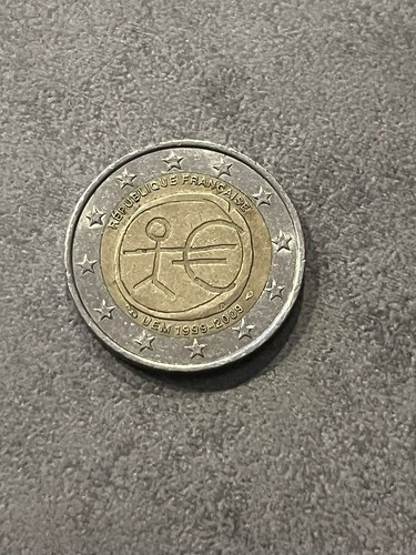 Moneta due euro - moneta, da