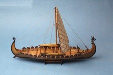 Kit modellino nave in legno scala classica 1:50 nave vichinga barca a vela