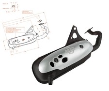 Scarico marmitta sitoplus per - marmitta,