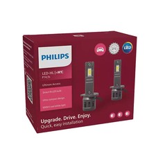 KIT LAMPADINE PHILIPS ULTINON ACCESS LED H1 LUCE BIANCA FREDDA 6000 K