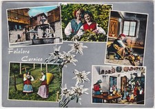 FOLCLORE CARNICO - UDINE - VEDUTINE - COSTUMI - VIAGG. -96946-