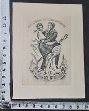 WUNDERKAMMER C EXLIBRIS 1228 " DANZA MACABRA MANTERO " - * ARPAD NAGY * - C