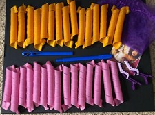 30 pezzi arricciacapelli magici lunghi arricciacapelli a spirale arricciacapelli a leva 48 cm / 19"