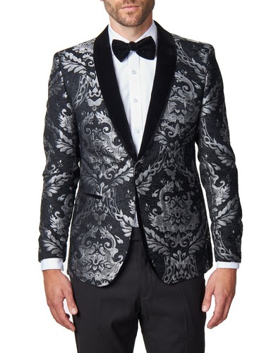 Giacca jacquard uomo - , grigia