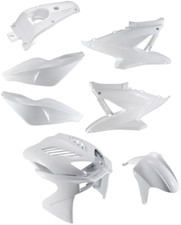 White Fairing Kit 8 Pcs MBK