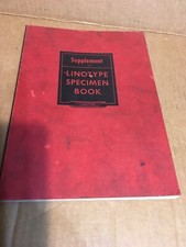 Raro libro esemplare linotipo