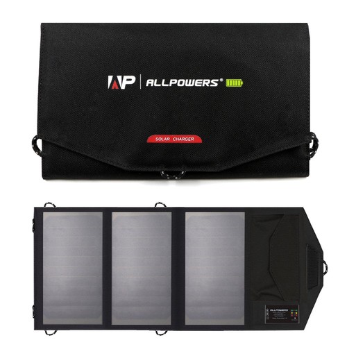 Allpowers solar powerbank 15w - solar,