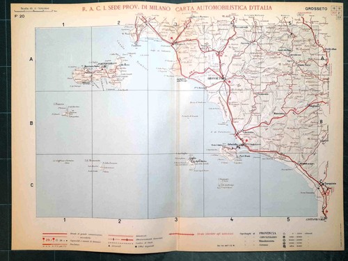 Carta geografica stradale