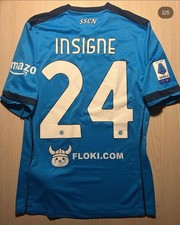 Maglia Match Worn Indossata Lavata Insigne Milan Napoli Maniche Tagliate Serie A