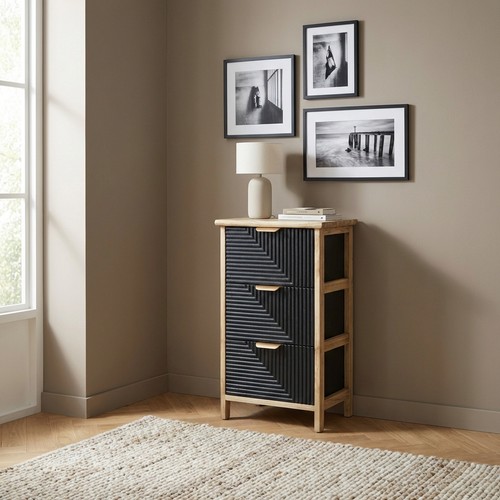 Cassettiera cassetti legno - cassettiera, 3