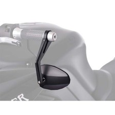 Specchio specchietto bar-end HIGHSIDER FERRARA 2 alluminio nero Omologato